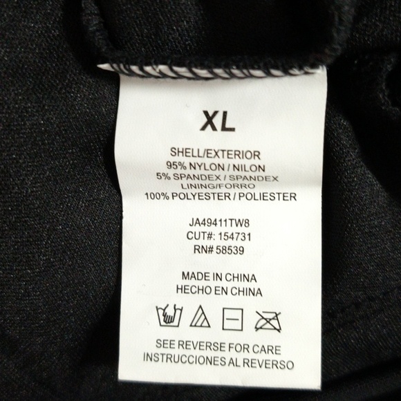 [5 x $20] NEW Black Dress / Size XL Jr - Picture 7 of 9